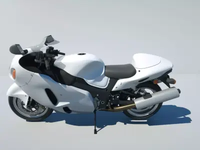 Hayabusa Suzuki GSX-1300R 3D model