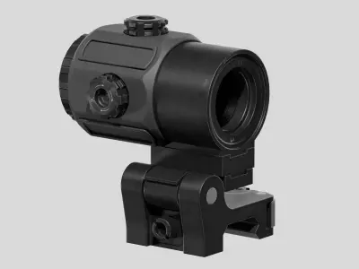 EOTech G43 Magnifier Low-poly 3D model