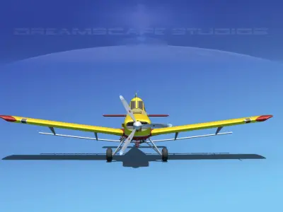 EMB-202 Crop Duster v05 3D model