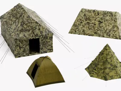 -Tents- 3D model