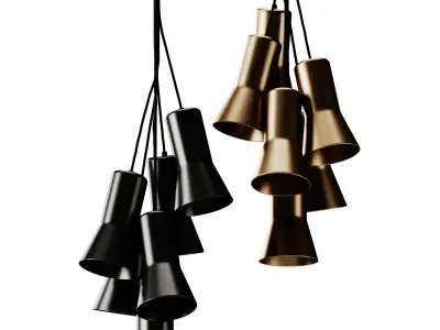 Ross Gardam Silhouette Pendant Lamp 6 3D model