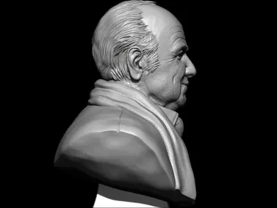Old Man Statue 3D model purchase