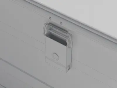 Aluminum Container 002 XS 3D model