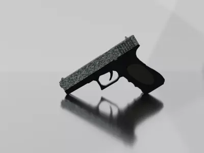 Glock 18 Low-poly 3D model