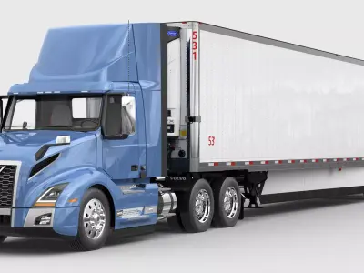 VOLVO VNL 300 With Trailer  3D model