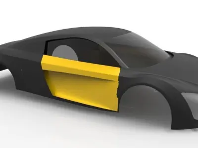 Audi R8 Car Free 3D model purchase