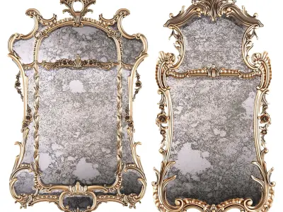 george 2 mirror set 3D model