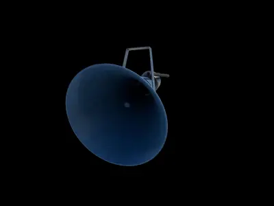 Old Military Speaker 3D model