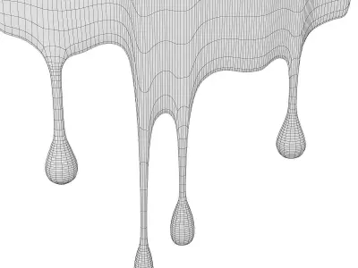 Paint Drops 3D model