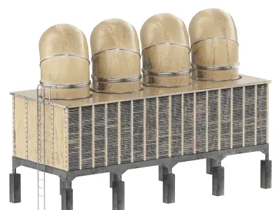 Rooftop Unit 3D model buy