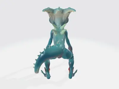 Alien 3D model 25