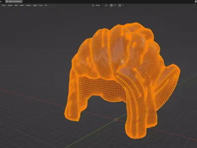 Custom3Dprint Minifigure Accessory - Minifigure Hair S2 - 132 3D print model