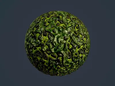 Sci-fi Alien Creature Environment Seamless PBR Texture 38 Texture