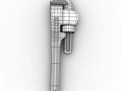 American pipewrench 3D model