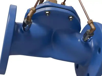 Water pressure control valve 3D model purchase