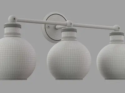 Breakwater Bay Nadya 3 light 3D model