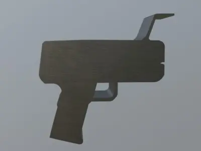 Futuristic Gun Free 3D model