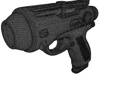 SciFi Retro Ray Gun Blaster 3D model