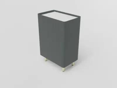 Multi-Functional Bedside Cabinet Free 3D model