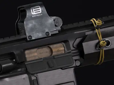 Sig Sauer MCX Virtus Game Ready Gun Low-poly 3D model