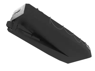 World war 2 LCVP Higgins Boat Low-poly 3D model