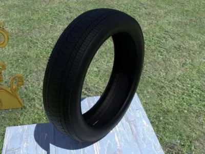 ORTAS TIRE NO 2 Low-poly 3D model