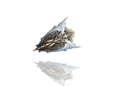 Regalia Shield Low-poly 3D model