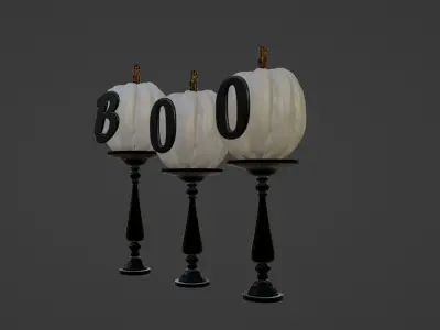 BooPumpkins  3DModel part of the Halloween package  3D model