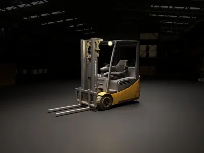 Jungheinrich Efg 216k 3D Model Low-poly 3D model