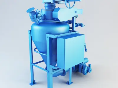 Densphase GA pump Low-poly 3D model