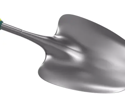 Garden Tool Hand Shovel 3D model