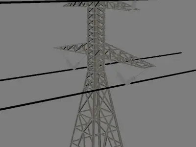 Electrical Tower MAX 2011 3D model