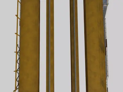 LT Structure Low-poly 3D model