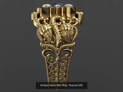 Antique Ring Collection  3D Model Pack