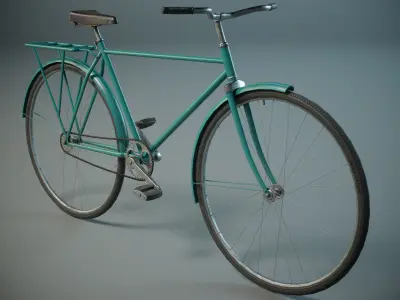 Bicycle PBR Low-poly 3D model