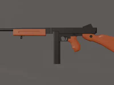 M1A1 THOMPSON 3D model purchase