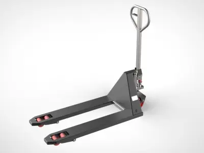 SMALL FORKLIFT TRUCK Low-poly 3D model