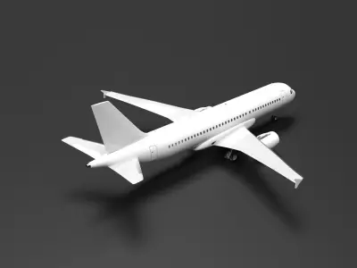 Airbus A320-200 3D model buy