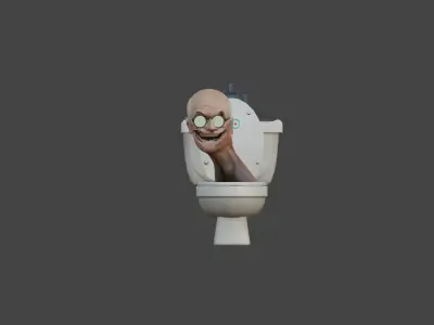 scientisttoilet 3D model