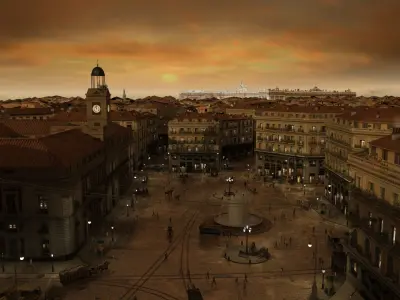 Plaza Puerta del Sol de Madrid 3D model