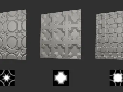 80  HARDSURFACE ALPHAS  FREE  Texture