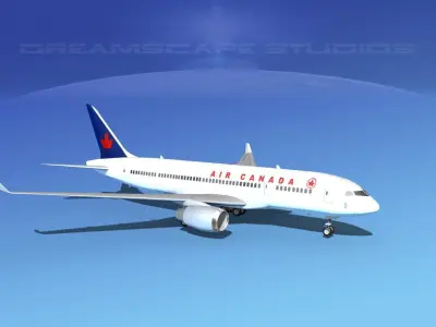 Boeing 787-8 Air Canada 3D model