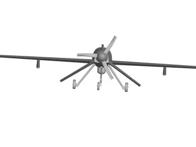 Predator uav 3D model purchase