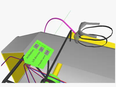 PCBU device with wires 3D model