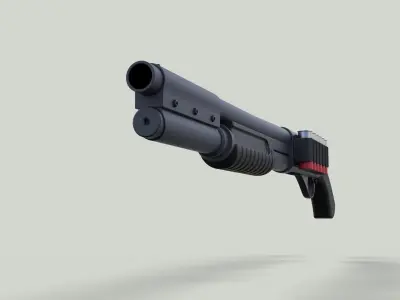 Shotgun gun 3D model