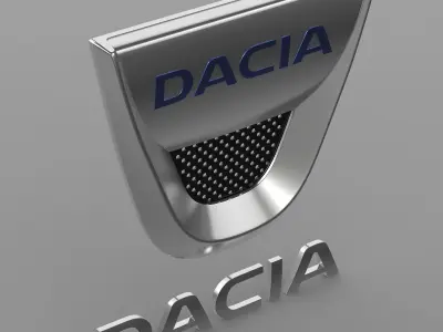 dacia logo 3D model