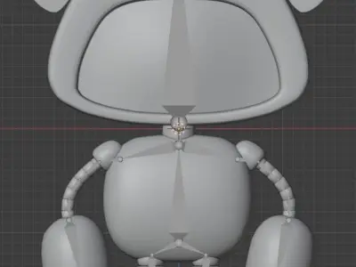 Game Ready Robot Billy  3D model