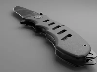 Mtech Tactical Folding Knife 3D model