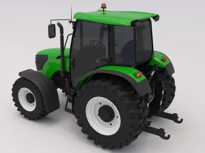 Tractor Green 3D model