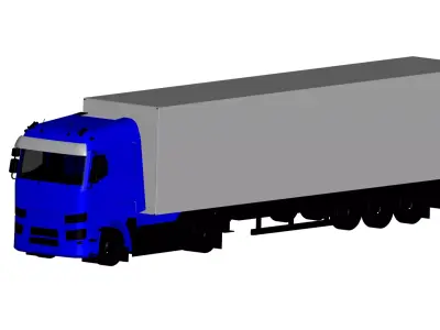 Renault T520 Truck 3D model